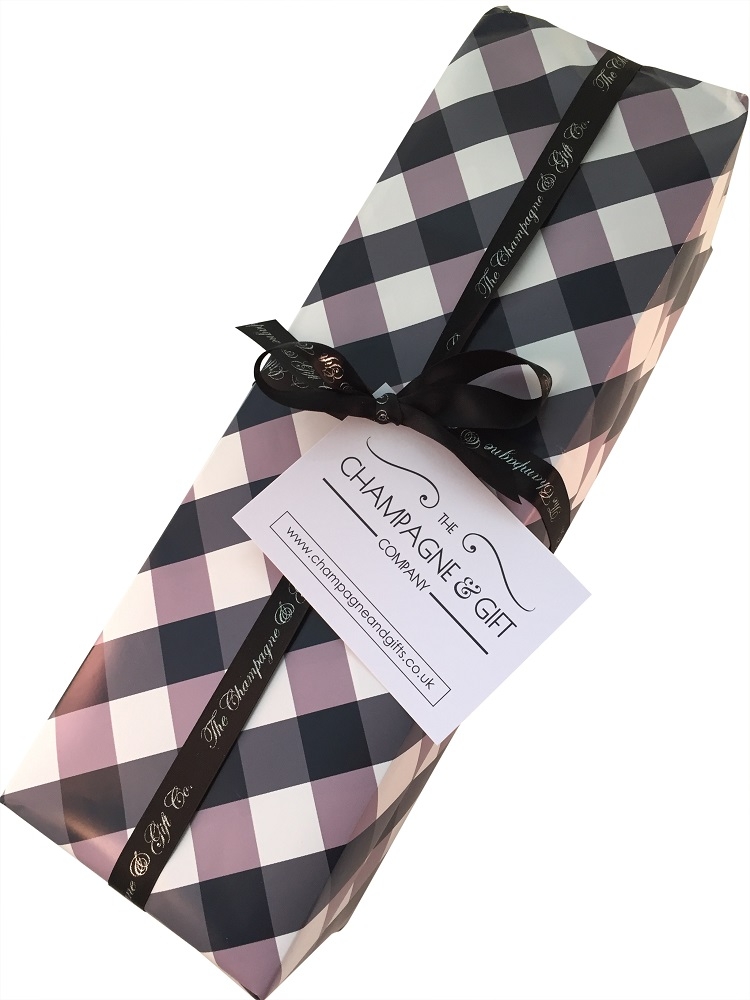 personalised prosecco gift wrapping